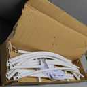 ZpigToor 7FT Metal Heart Arch Heart Shaped Backdrop Stand Wedding Arch for Proposal Ceremony Valentine's Day Birthday Party Baby Shower Banquet Photo Decoration (White)