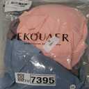 Lemef Nursing Sleep Bras Wirefree Maternity Breastfeeding Bras 3 Pack (XX-Large, Pink&purple&blue)