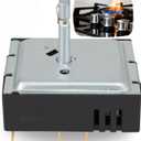 DG44-01006A Dual Burner Infinite Element Control Switch for Samsung Stove Range Oven PER001-02D 3282716 AP5800762 PS8764900 Replacement Parts