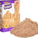 Kinetic Sand, 11lb (5kg) Natural Brown Play Sand, Mega Box for Arts and Crafts, Sandbox (Packaging May Vary), Moldable Sensory Toys for Ages 3 and up