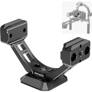 NEEWER Mount Adapter for RS3 Pro & RS4 Pro, Arca Type Quick Release Plate with NATO Rail Compatible with SmallRig Shoulder Rig V Mount Battery DJI RS 3 PRO RS 4 PRO Gimbal Stabilizer, GA030P