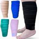 Beltwell Adjustable Calf Compression Wrap for Swelling, Edema, Lipedema  Easy Leg Compression Sleeve for Circulation, Heaviness, Pain Relief  Ideal Lymphedema Leg Wrap (Black)