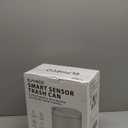 ELPHECO Bathroom Trash Can with Lid Butterfly, Motion Sensor Trash Can Bathroom Decor Automatic Garbage Can Wastebasket Bathroom Accessories, Kitchen, Living Room, Office, White Gold