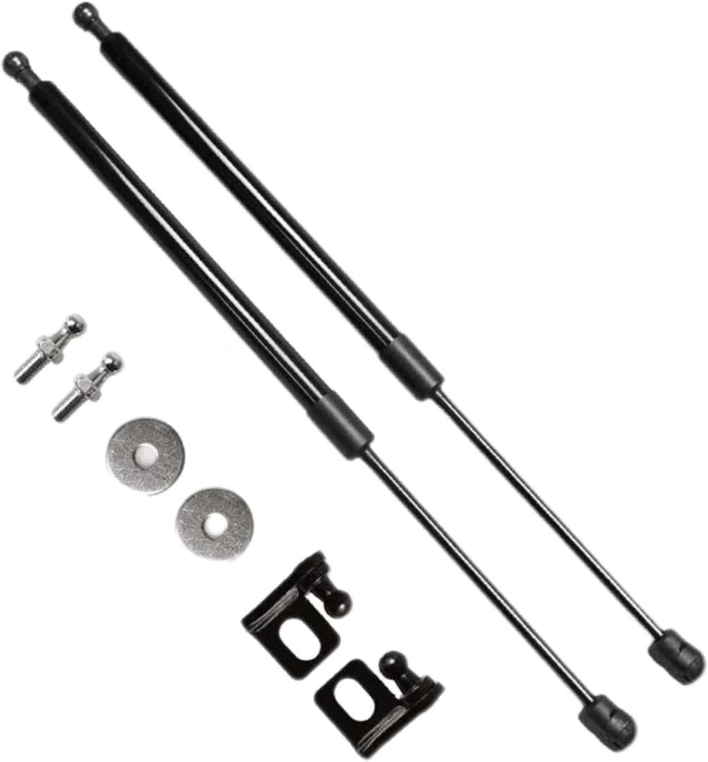 TSUBASA Hood Lift Supports for Honda Pilot YG1 YG2 4th 2023 2024 2025 Front Bonnet Modify Gas Struts Shocks Damper Spring Rod 2PCS (Normal Black)