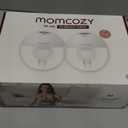 Momcozy M5 Hands-Free Wearable Breast Pump Without APP, Double-Sealed Flange for Baby-Like Comfort, 3 Modes & 9 Suction Levels, Portable Electric Pump 24mm, 2-Pack Quill Gray