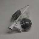 Clorox Toilet Plunger with Hideaway Holder Caddy Heavy-Duty Compact Design with Non-Skid Rubber Base for Bathroom Convenient Storage Toilet Unclogger, 6.5x19.5-Inch, White