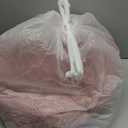 JOLLYVOGUE Calming Dog Bed for Small Dogs - 23 inches Donut Washable Small Dog Bed for Kittens & Puppies, Anti-Slip Round Fluffy Plush Faux Fur Cat Beds (Fits up to 25 lbs Pets, Dark Pink)