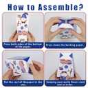 2 x 24Pcs 4th of July Party Popcorn Boxes Patriotic Party Candy Cookie Popcorn Container for Independence Day Theme Party Decorations