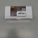 BESTTEN Keyed Entry Door Knob, Entrance Door Lock, Standard Ball, All Metal, Matte Black