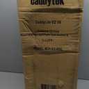 Caddytek CaddyLite EZ V8 Golf Push Cart - Lightweight 3 Wheel Foldable Cart with One-Click 2-Step Folding, EVA Wheels, Adjustable Handle, Cooler Basket, Umbrella & Drink Holder, Compact Golf Cart (Silver)