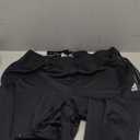 adidas Men's Essentials Fleece Tapered Cuff 3-Stripes Pants, Size 2XL
