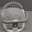 Baby Bath Seat for Babies 6 Months & Up Sitting Up, Non-Slip Baby Bath Chair with Suction Cup, Safe and Comfortable Portable Infant Bath Seat for Bathroom, Bathtub Tub, Easy to Clean (Grey)