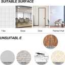JEOYOO Full Length Wall Mirror Tiles, 14'' x 12'' x0.12, 4PCS, Frameless Full Body Mirror Tiles for Bedroom, Non Glass Mirrors Wall Mounted for Home Gym, Gift Ideas, On The Door, Kids Room
