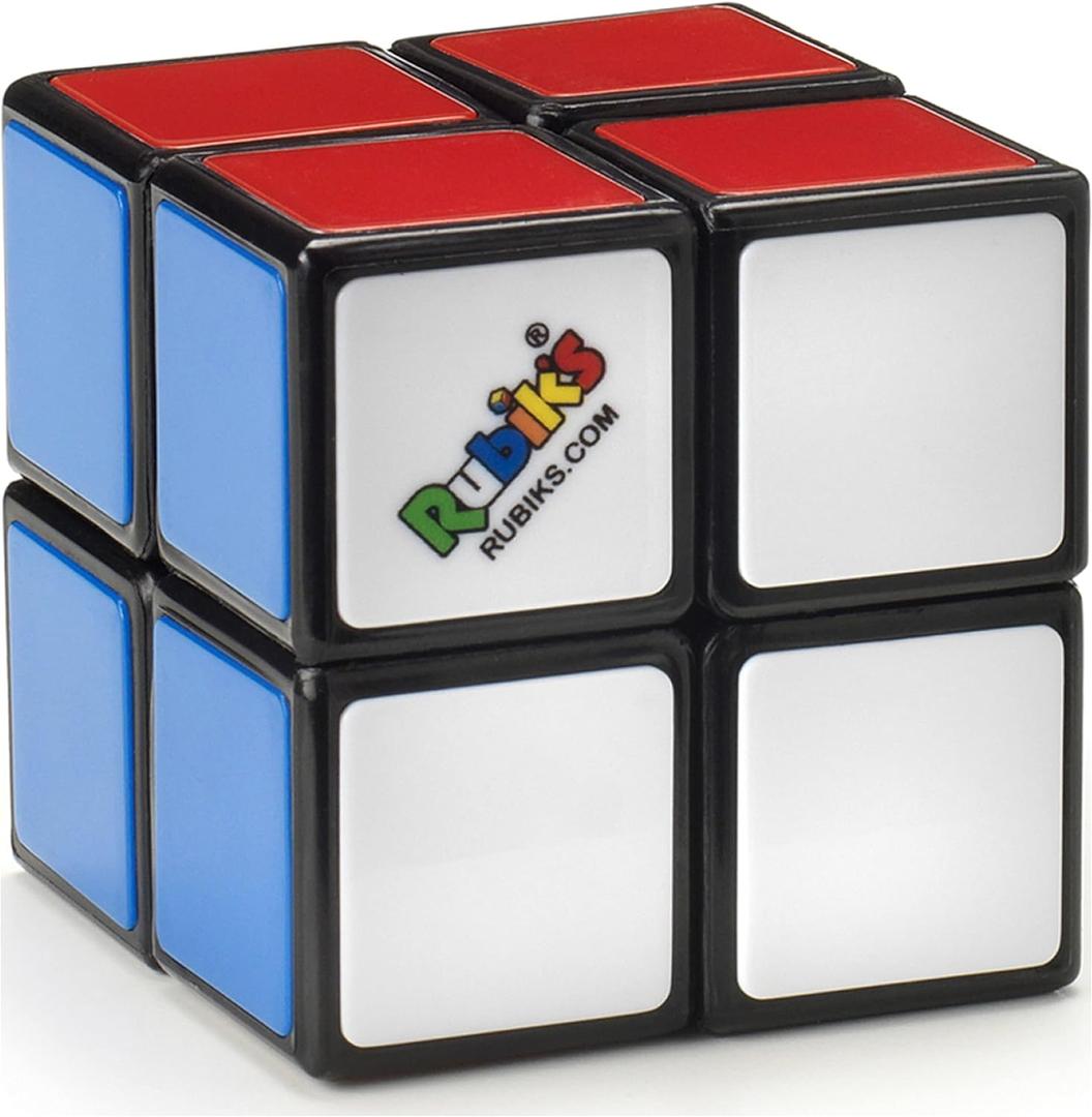 Rubik's Mini Classic 2x2 Colour Match Pocket Puzzle (Multicolor),2 Pack