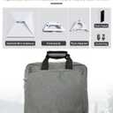 Travel Case for Xbox Rog Ally & Starlink Mini, Universal Protective Carrying Bag for Outdoor Camping, Waterproof Dustproof Shockproof Travel Storage Bag for Xbox ROG Ally X & Starlink Mini-Grey