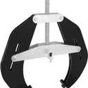 Pipe Clamp, 5 to 12 in, Steel Pipe Alignment Tool with Lightweight Design, High Strength Ultra Clamp with Quick Acting Screws, Strong Hand Tools,Black