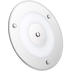 Obeaming 7.3 Inch 12 Volt LED Ceiling Dome Light, 720LM Dimmable Interior Light for RV Boat Camper Van Caravan Truck Motorhome Interior Lighting, Blue Light & Touch Switch(Warm White)