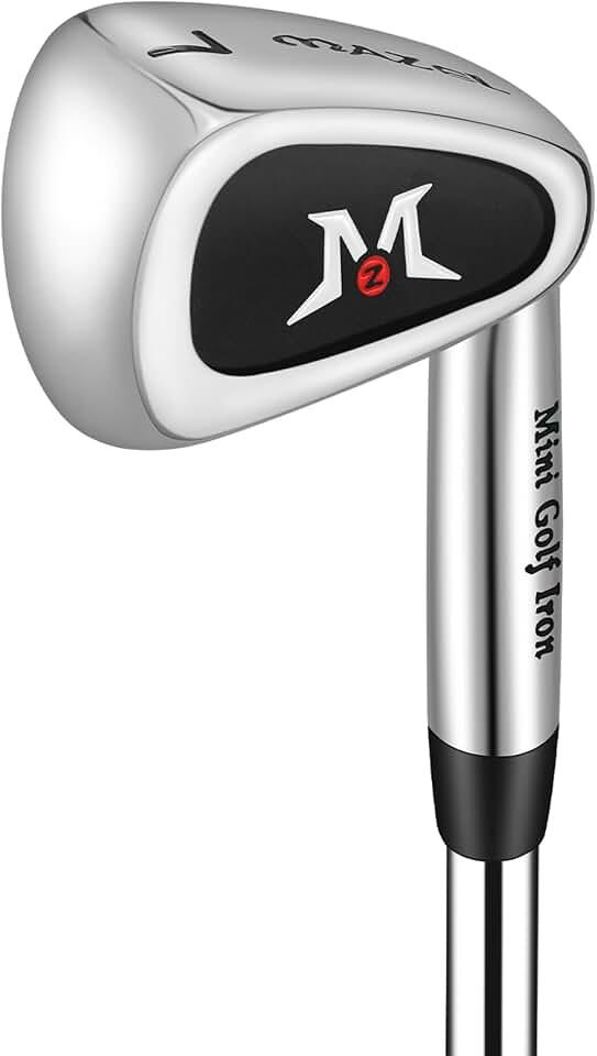 MAZEL Mini Driver/Iron Golf Clubs Swing Trainer Aid to Improve Your Hitting Accuracy & Speed, Right Handed