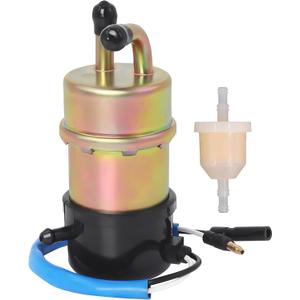 Podoy 12V Fuel Pump with Am116304 Fuel Filter Compatible with Hon-da Fourtrax Foreman 86-89 TRX-350 TRX-350D TRX 350 350D 4x4 Replace 16710-HA7-672
