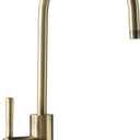 iSpring GA1-AB Heavy-Duty Contemporary Non-Air Gap RO Faucet  Premium Lead-Free Design for RO Filtration Systems & Bar Sinks, Antique Brass