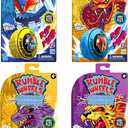 Rumble Wheels Rip Cord Racing Combo 4-Pack Battle Launch Power with Light-Up Spinning Wheels, Pull String Ripcord Racers, High-Speed Boys Racing Toy for Kids Ages 48