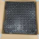 RITOLLO Modular Interlocking Cushion Drainage Floor Tiles, 9-Pack 11.8"x11.8" PVC Raised Non-Slip Interlocking Mats with Drain Holes for Deck, Pool, Garage, Shower, Patio, Bathroom, Sauna, Yard
