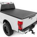 Rough Country Soft Roll-Up Truck Bed Cover for Ford F-150/Lightning & Raptor (2015-2026) - Low-Profile All-Weather Tonneau Cover