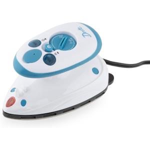 Dritz Mighty Travel Steam Iron: Mini Iron for Quilting, Crafts & Sewing, Compact Portable Travel Steamer for Home & On-the-Go Use