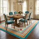 GarveeHome Beige 5x7 Area Rug, Vintage Floral Design, Machine Washable Rug Low Pile, Lightweight Non Slip, Soft Carpet for Living Room Bedroom Dining Room Nursery