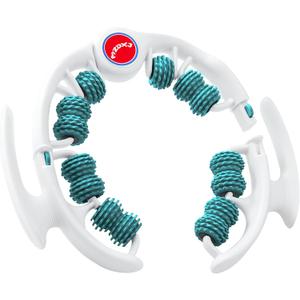 Cellulite Massage Tool - Lymphatic Drainage Massager - Muscle Roller, Deep Fascia Massage, Dimpled Skin Removal, Legs/Thighs/Buttocks, Anti-Cellulite Roller, Smooth Skin, Pain Relief (Green) (8 Wheel -White Green)