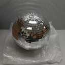Mirror Disco Ball Sumono 12 Inch Mirror Ball Lightning Ball with Hanging Ring for DJ Club Stage Bar Party, Wedding Holiday Decoration