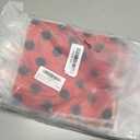 Teenyyou 24 Pcs Ladybug Party Favor Bags Clear PVC Goodie Treat Tote Gift Bags with Handles Ladybug Theme Birthday Party Supplies