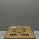 13" Antique Gold Charger Plates, Set of 6 Plastic Textured Chargers for Dinner Plates with Embossed Rim, Table Dcor, Party, Wedding, Holiday (FD01G)