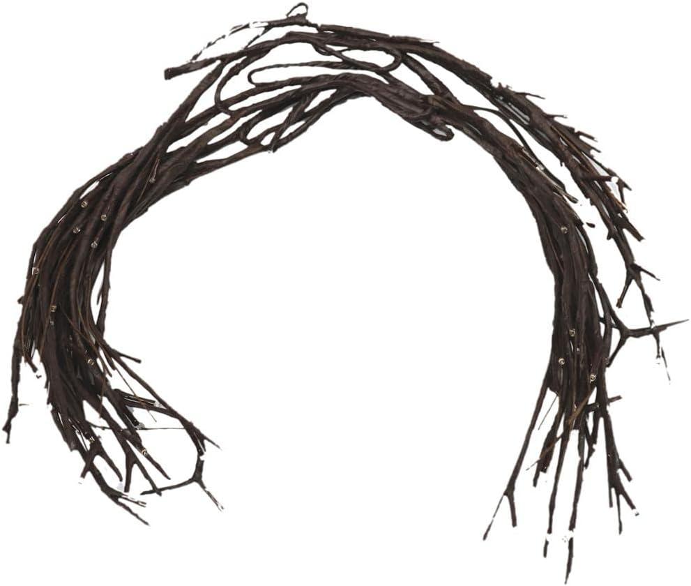 Light Garden 184163 - Willow Branch Garland, 96 Lights, 72" Long Electric Willow Lighted Branches