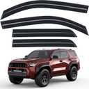 Extra-Wide Window Visors Rain Guards for 2025 2026 Toyota 4Runner