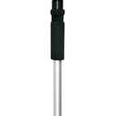 Carrand 93977 Flow-Thru 10" Quad Power Wash Soap Mixing Brush with 55" Aluminum Extension Pole , Black