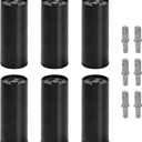 6 Inch Bed Legs for Adjustable Bed Replacement Parts, Bed Frame Support Legs 4 Kinds Thread Contained, Set of 6