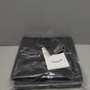 BrilliantJo 2 Pack Hanging Closet Organizer, 5 Shelves Hanging Storage with 6 Side Pockets for Clothes Shoes, 43"x12"x12"(Black)