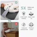 Changing Pad Strap Soft, Adjustable & Secure Anti-Escape for Infants 0-24 Months. Universal Fit for Changing Pads & Changing Tables, Easy-Clean Fabric. Comfortable & Portable (Green)