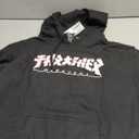 Godzilla - WOMENS HOODIE - BLACK / PINK, Size M