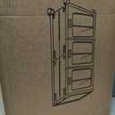 3-Tier Narrow Bathroom Storage Cabinet with Clear Doors and Adjustable Shelves, Plastic Slim Bathroom Organizers and Storage Small Spaces Pantry Kitchen Laundry Room Quick Assembly, Beige