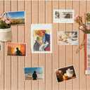 20x28 inches Large Felt Bulletin Board 0.35in Thicker, Cork Board with Safe Removable Nano Self-Adhesive Tabs, Wall Felt Board for Bedrooms, Living Rooms, Offices, Flower Shops - Dark Camel