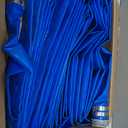 1-1/2'' ID x 50 FT PVC Discharge and Backwash Hose with Aluminum Pin Lug Fittings for Swimming Pools, Heavy Duty Reinforced Hose,Blue