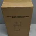 Motion Sensor Outdoor Light, Black Porch Light Dusk to Dawn, Waterproof Outdoor Motion Sensor Light, Anti-Rust Outside Lights for House, Garage, Doorway, Porch, 100% Aluminum