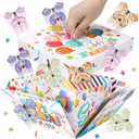 Birthday Explosion Gift Box, Flying Butterfly Surprise Gift Box, Surprise Butterfly Explosion Box, DIY Exploding Gifts Box for Birthdays, Wedding, Mother's Day, Anniversaries, 7.9x7.9x5.1in