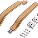 2Pcs Interior Door Handle Pull Strap 55009801KS 55009801K Compatible with Jeep CJ5 CJ7 CJ8 Wrangler YJ