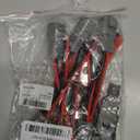 Linkstyle DTP 2 Pin Connectors Kit with 12 AWG Cable, 5 Pairs 2 Way Waterproof Deutsch Connectors Automotive Electrical Male Female Plug Wiring Harness for Car, Truck, Boat, LED Work Light