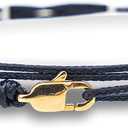 Made by Nami Nautical Rope Bracelet for Men Waterproof & Adjustable Wrap String Bracelets with Snap Hook Gift for Him