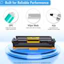 414A Toner Cartridges 4 Pack: MFP M479fdw M454dw Compatible for HP414A 414X 414 M479fdn M454dn Color Laserjet Pro M479fdw M455dn M479 M454 Printer Ink High Yield with Chip Black Cyan Yellow Magenta