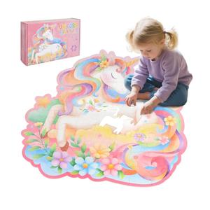 Unicorn Floor Puzzle - 48 Large Pieces, Ideal as Unicorn Party Decorations & Magical Gifts for Girls